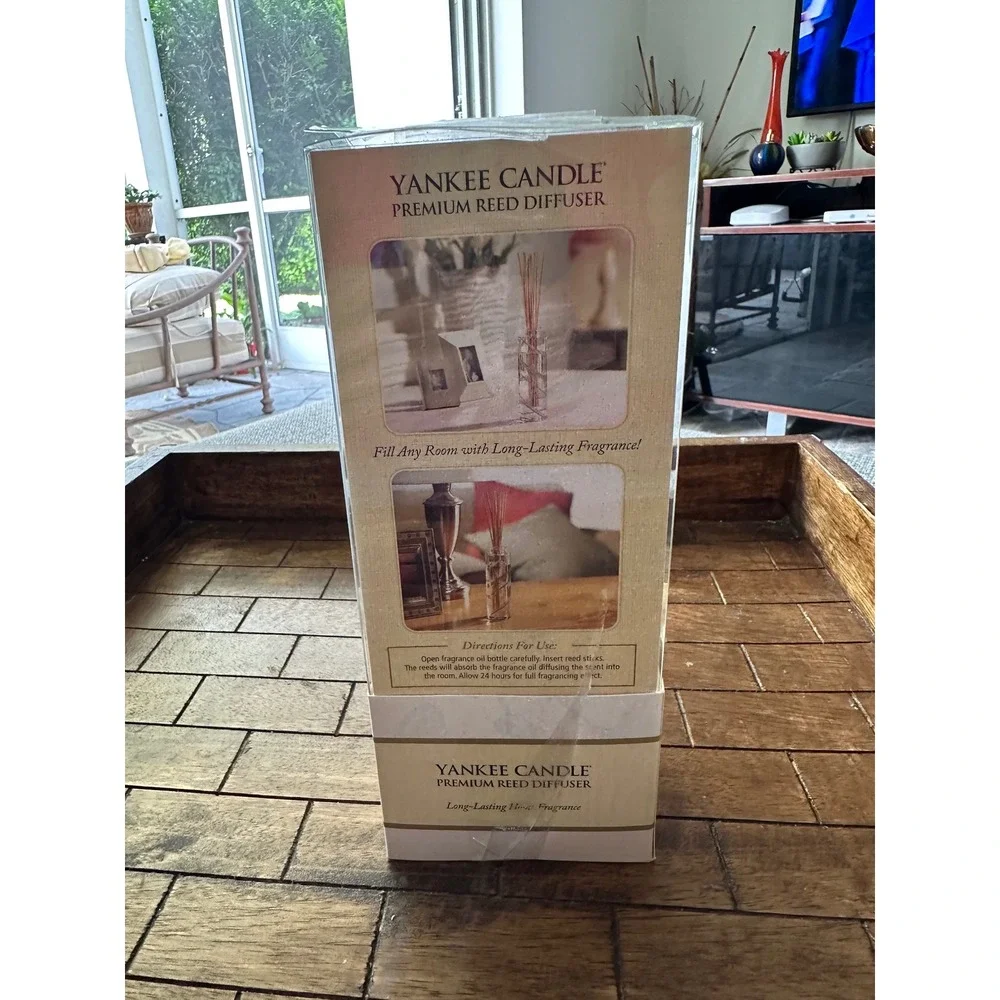 Yankee Candle Clean Cotton Premium Reed Diffuser 3 fl oz Scented Oil New